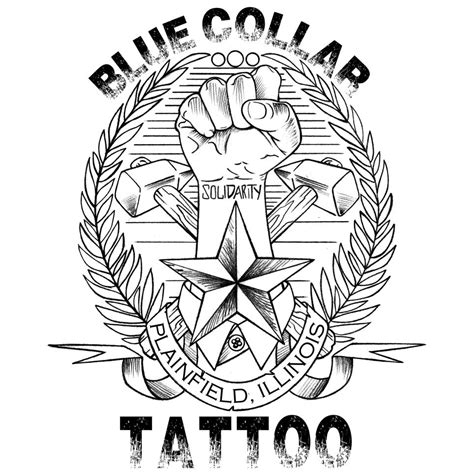 blue collar tattoo|blue collar tattoo ideas.